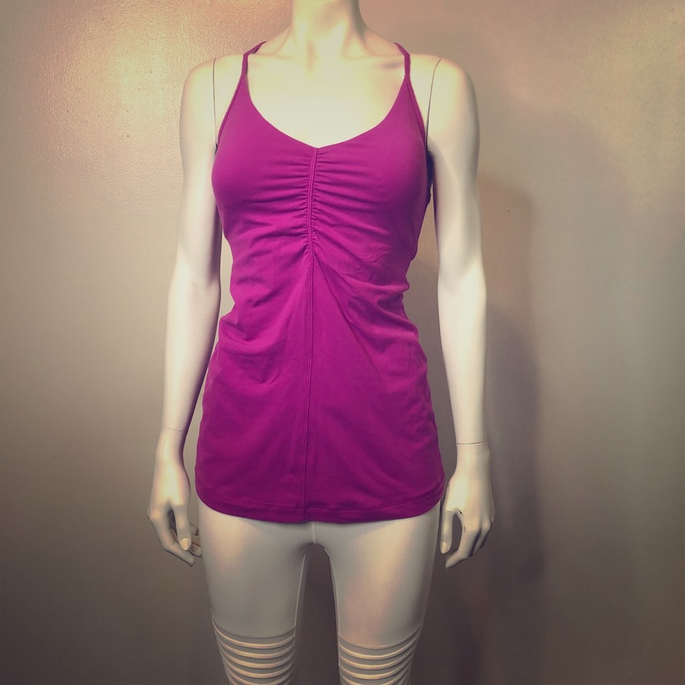 Magenta Lululemon tank top size 6
